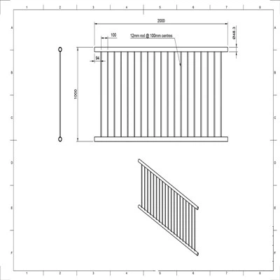 Fotgängarbarriärpanel