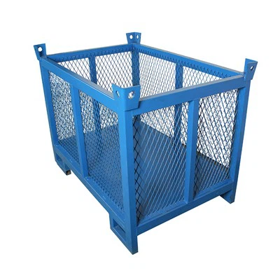 Pulverlackerad metallförvaringsbur